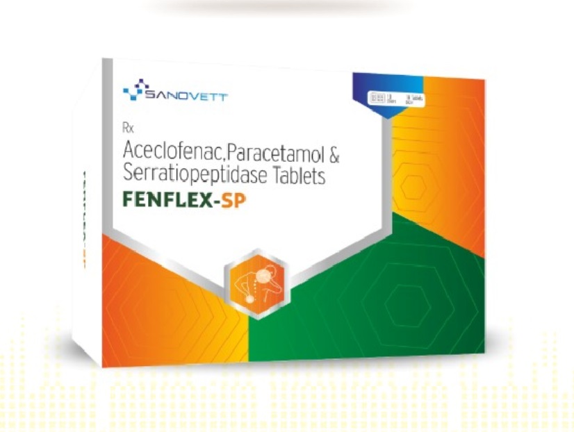 Fenflex SP Paracetamol & Serratiopeptidase Tablets IP
